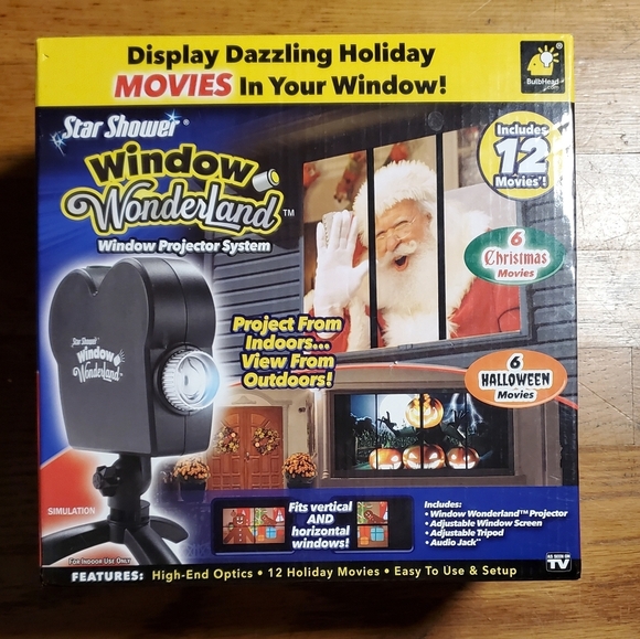 Star Shower Window Wonderland Holiday Projector - Picture 3 of 9